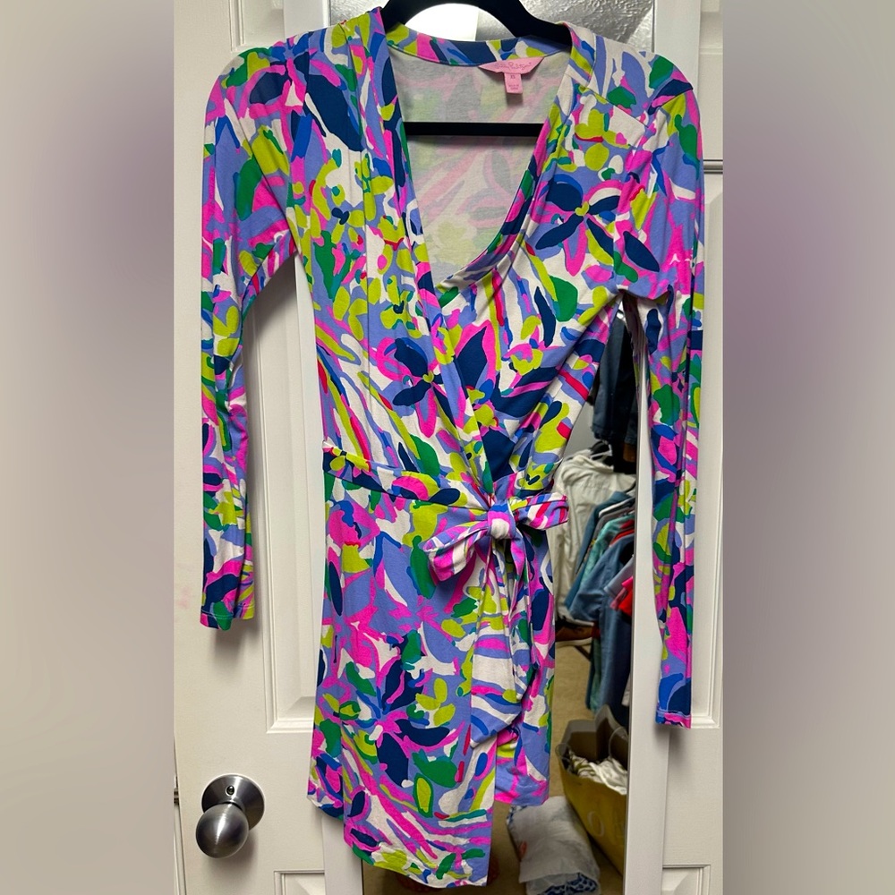 Lilly Pulitzer Multicolor Wrap Jumpsuit